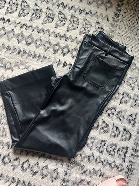 J Crew leather pants